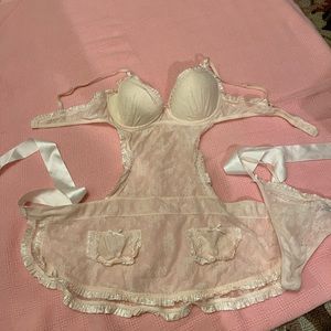 Pink lingerie two pieces